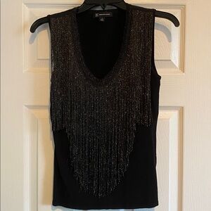 Sparkly Fringe Top by INC